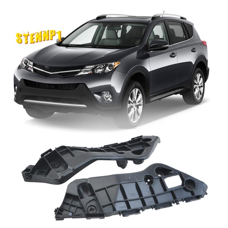 2 cái cho 2013-2019 Giá đỡ cản trước Toyota Rav4 Bộ giữ trái phải 52536-0R040 52535-0R040