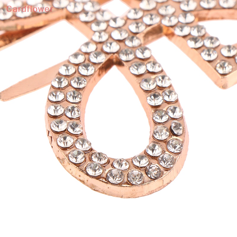 1 Cặp Kẹp Giày Cao Gót Đính Đá Trang Trí Mới Cho Cô Dâu