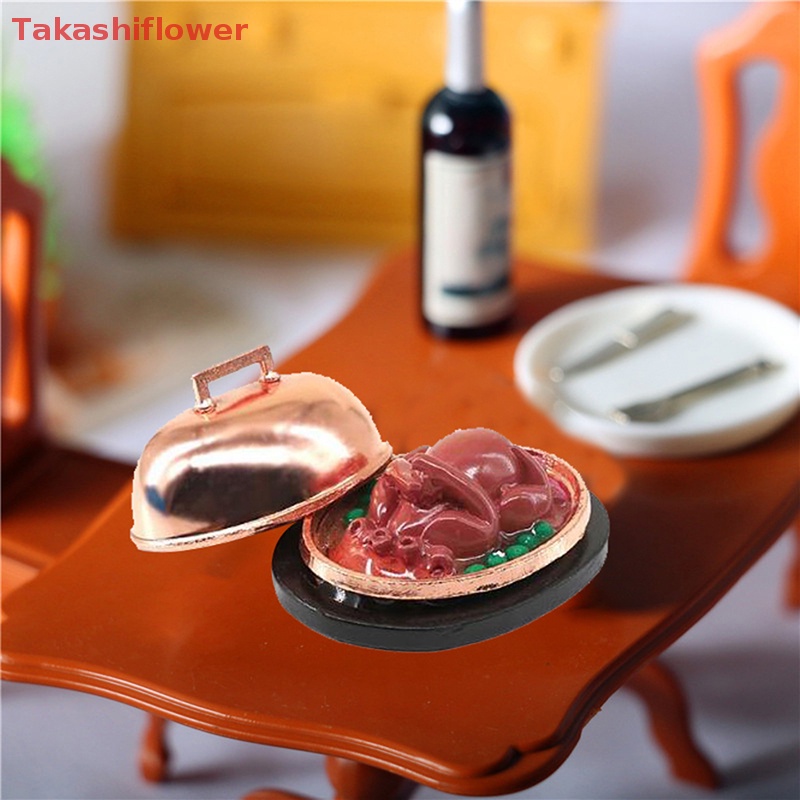 Mô Hình Đĩa Nướng Gà Tây Trang Trí Nhà Búp Bê Tỉ Lệ 1: 12