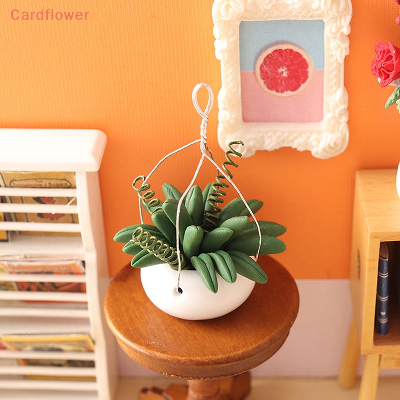 Chậu Cây Xanh Có Dây Treo Trang Trí Nhà Búp Bê 1: 12 Mới