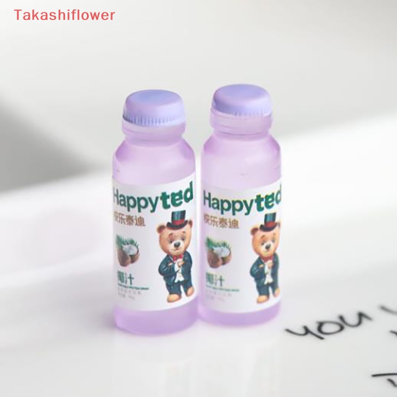 (Takashiflower) 10 Chai Nhựa Mini Dạ Quang Màu Sắc Ngẫu Nhiên