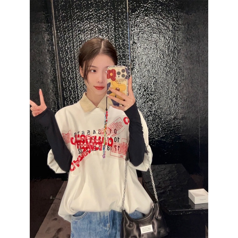 Mai-son * * Áo Thun Tay Ngắn Kiểu Băng Chéo Thời Trang Unisex