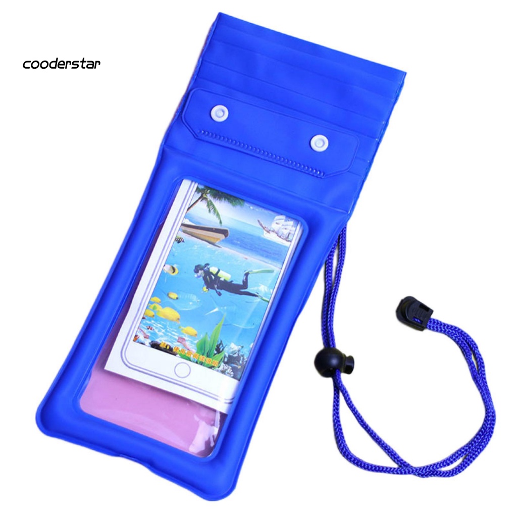 Túi Đựng Điện Thoại Di Động Trong Suốt Có Khóa An Toàn Dưới Nước