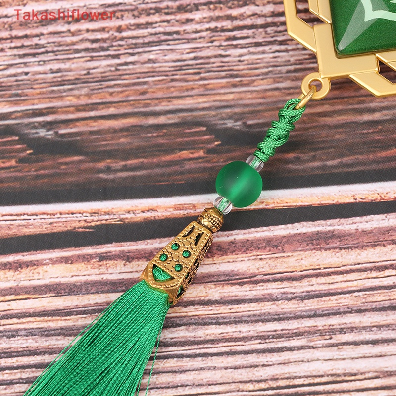 (Takashiflower) Móc Khóa Tua Rua Bằng Kim Loại Hóa Trang Genshin Va Chạm Mondstadt