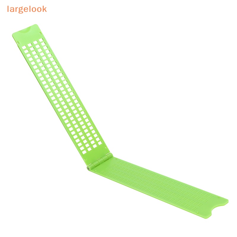 Braille Wrig Slate Di Động Với Bút Stylus Luyện Tập Kích Thước Lớn [Lớn] Bằng Nhựa Braille Wrig