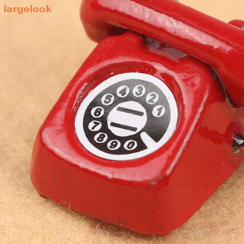 [Lớn] Đồ Trang Trí Nội Thất Nhà Búp Bê Mini Cố Định Điện Thoại