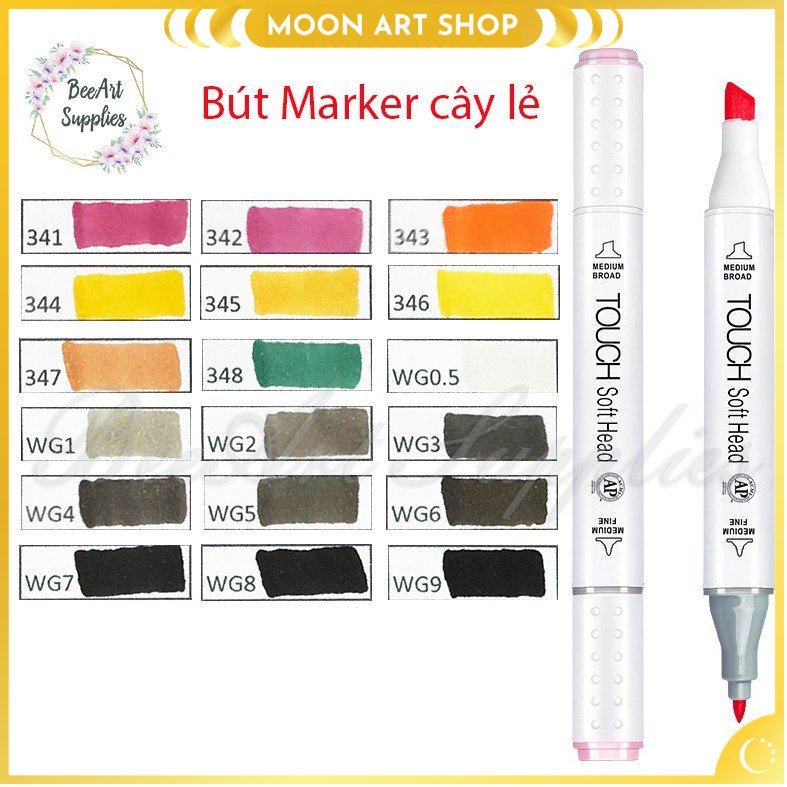 Bút Marker Cây lẻ - Touch Soft - Gam Pastel 3 - Page 11