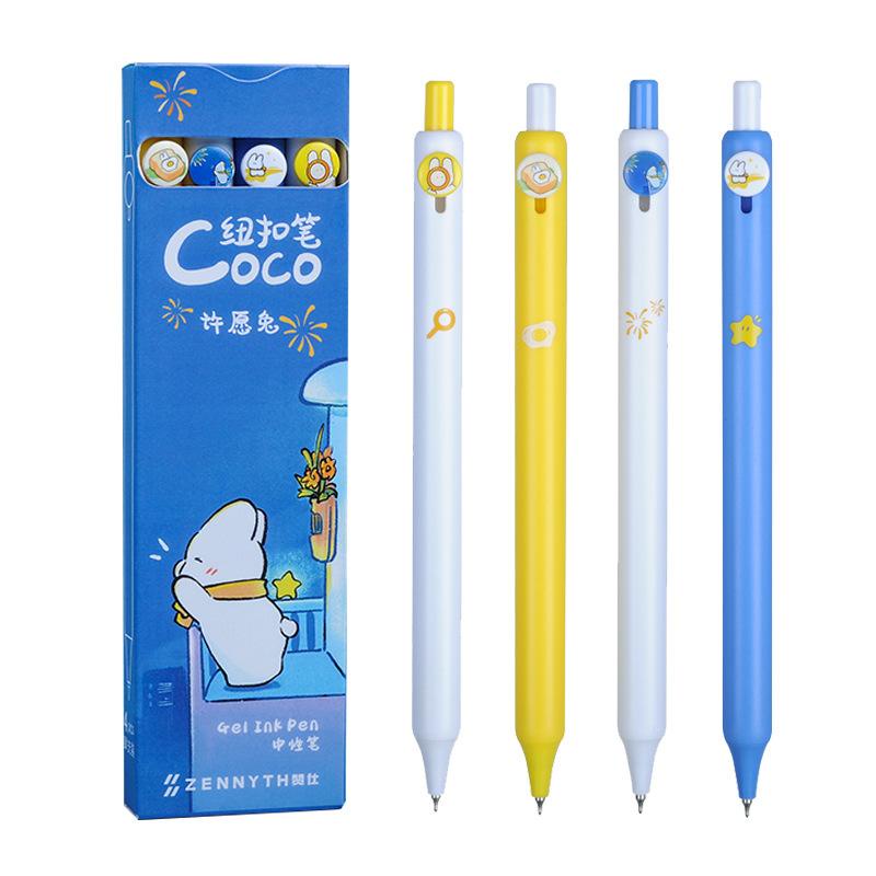 BÚT GEL COCO THỎ MẶT TRĂNG ZENNTHY