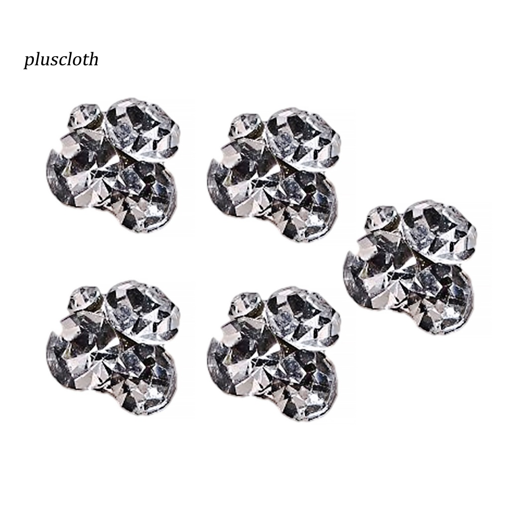 Bộ 5 Hạt Đá 3D Lấp Lánh Đính Móng Nghệ Thuật