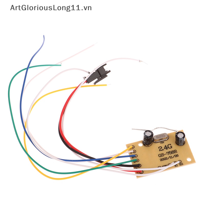 Bảng Mạch Truyền Nhận Tín Hiệu Điều Khiển Từ Xa 2.4G 4CH RC PCB Cho Hệ Thống Radio Đồ Chơi