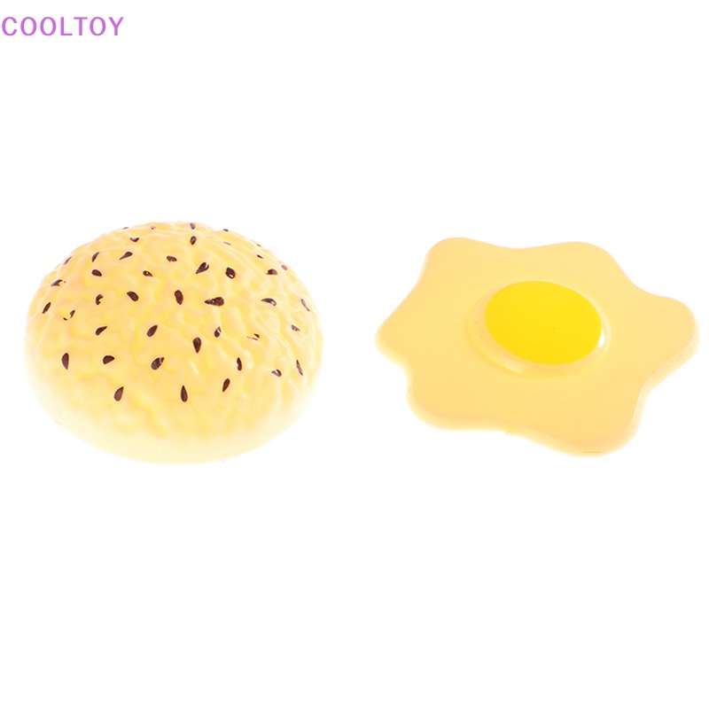 Set 10 Mô Hình Cơm Nắm Đất Sét Tỷ Lệ 1 / 6 Trang Trí Nhà Búp Bê