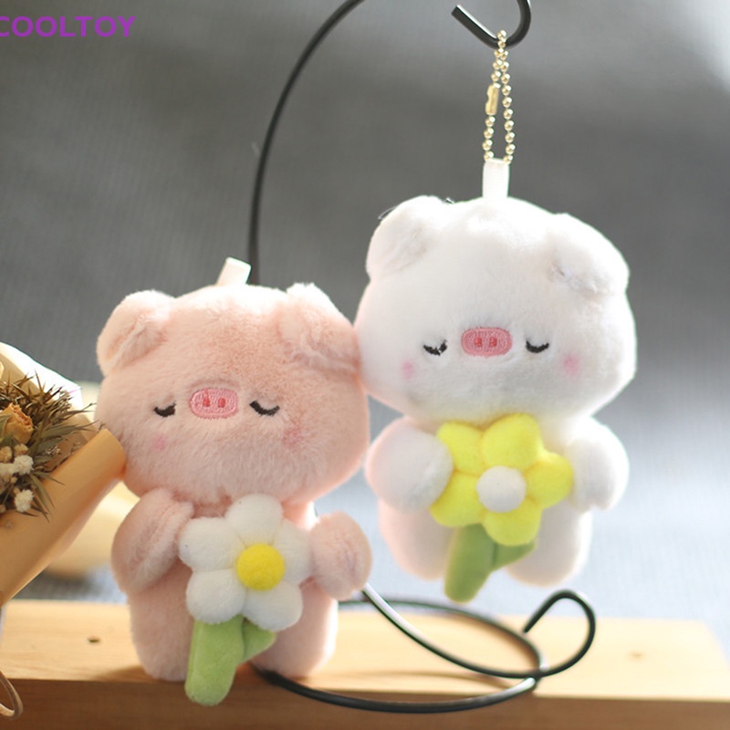 1 Chú Heo Nhồi Bông Đáng Yêu 12cm Gắn Móc Khóa