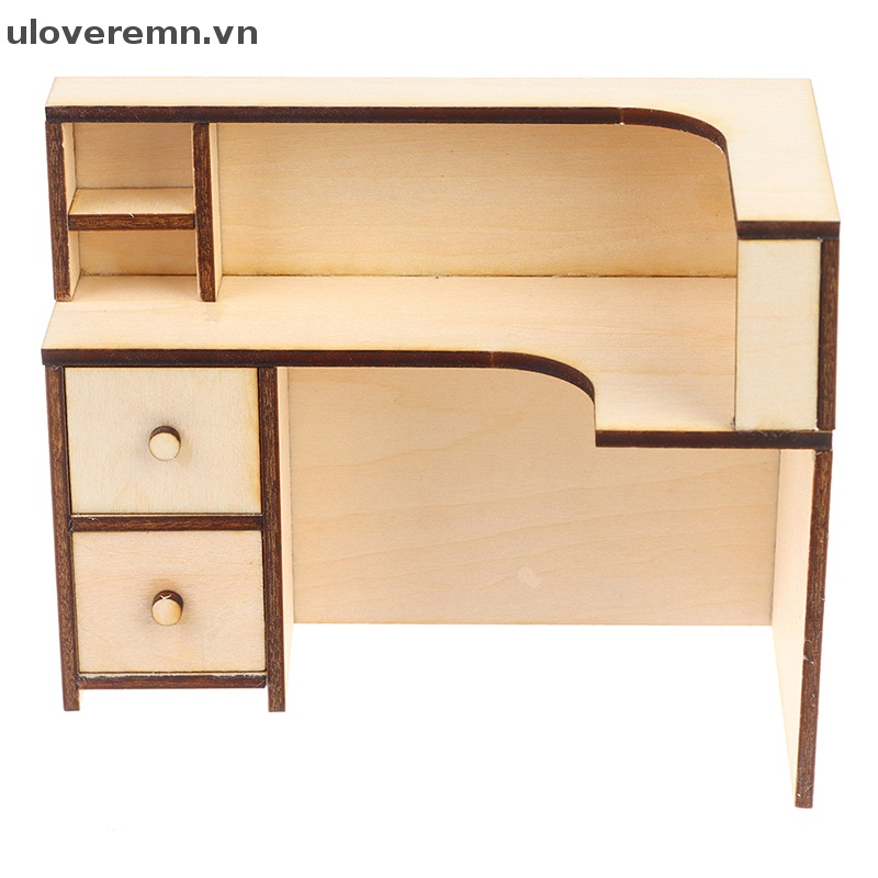 Mô Hình Bàn Tính Tiền Mua Sắm Mini Tỷ Lệ 1: 12 Dùng Trang Trí Nhà Búp Bê