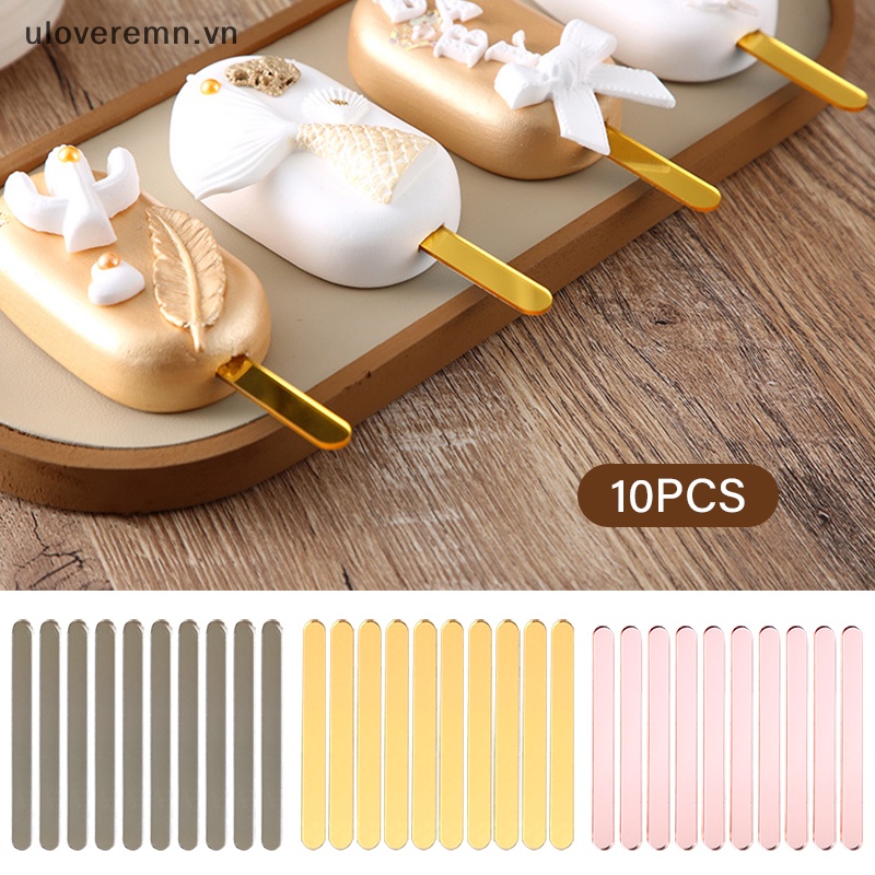 Set 10 Que Kem Bằng Acrylic DIY Cho Bé
