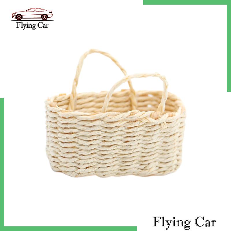 Giỏ Đan Tay Thủ Công Mini Phong Cách Dành Cho Nhà Búp Bê 1 / 12 Lzdjfmy2