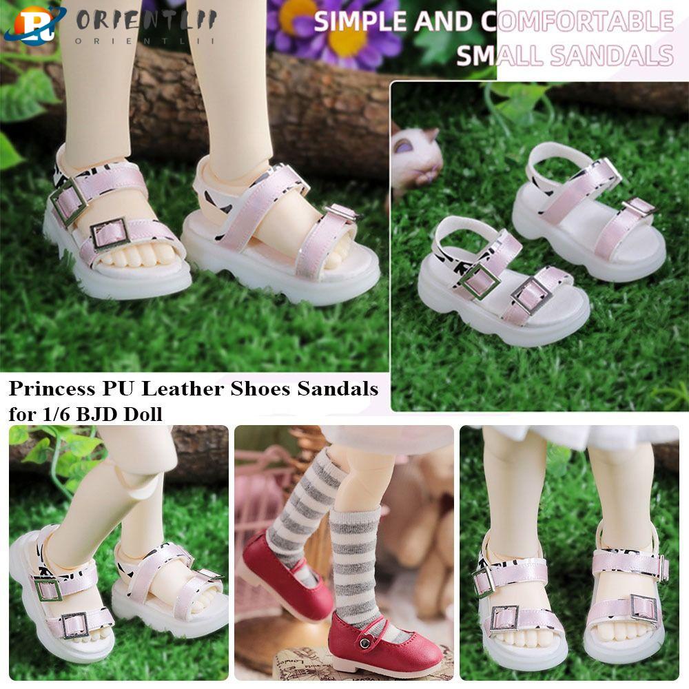 Giày Da PU Orentlii Cho Búp Bê 1 / 6BJD 4.4 * 2.1cm / 4.6 * 1.9cm / 3.6 * 1.7cm