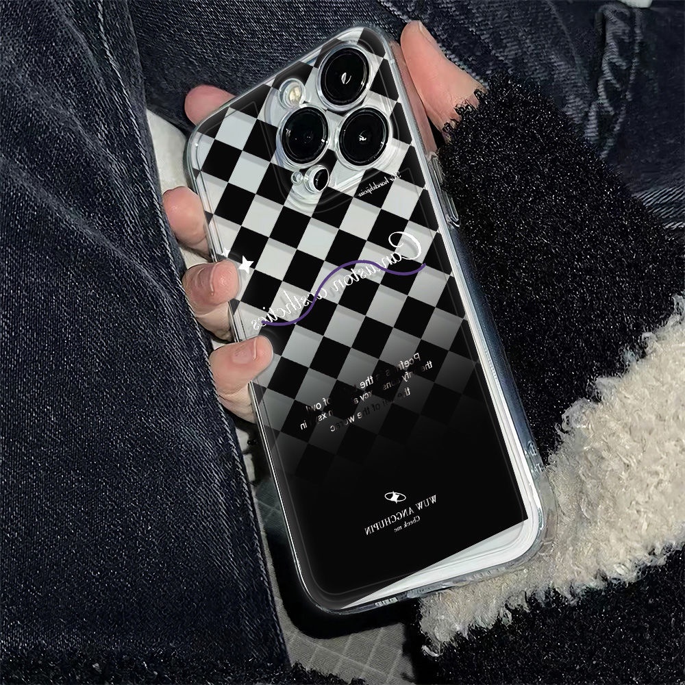 ✅Ốp Điện Thoại Mềm Họa Tiết Kim Cương Màu Gradient 6ins 78iPhone12 11 14Promax 13max 40VO