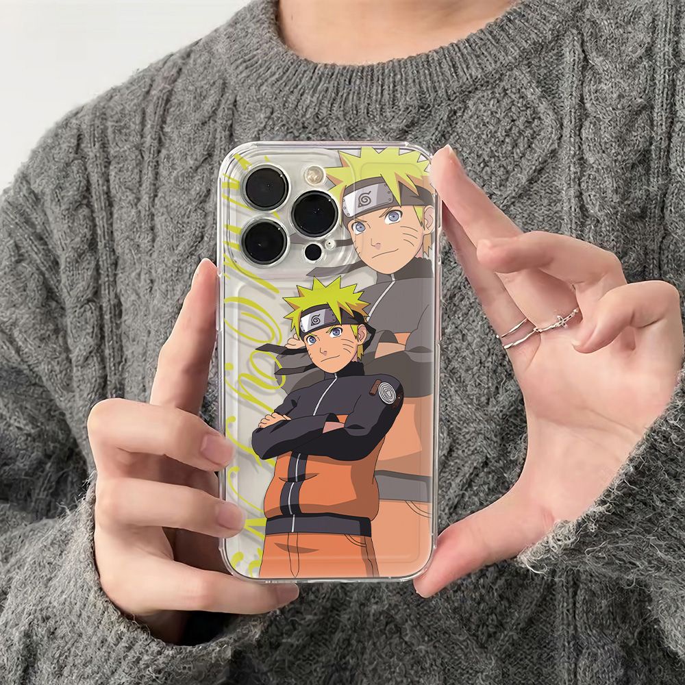 ✅Ốp Điện Thoại Dẻo Họa Tiết Hoạt Hình Naruto Đơn Giản Chống Sốc Cho iPhone12 1114pro Max6In78 13