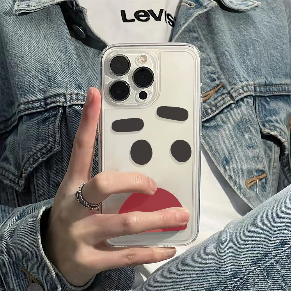 ✅Ốp Điện Thoại Mềm Chống Sốc Họa Tiết Nhãn Dán Đơn Giản Cho Iphone 6In 11 14Pro 1213Plus 78