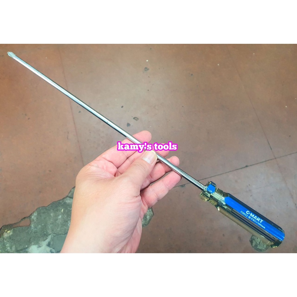 Tua vít bake dẹp 6mm dài 75mm 100mm 125mmm 150mm 200mm 300mm model C0023 C-mart