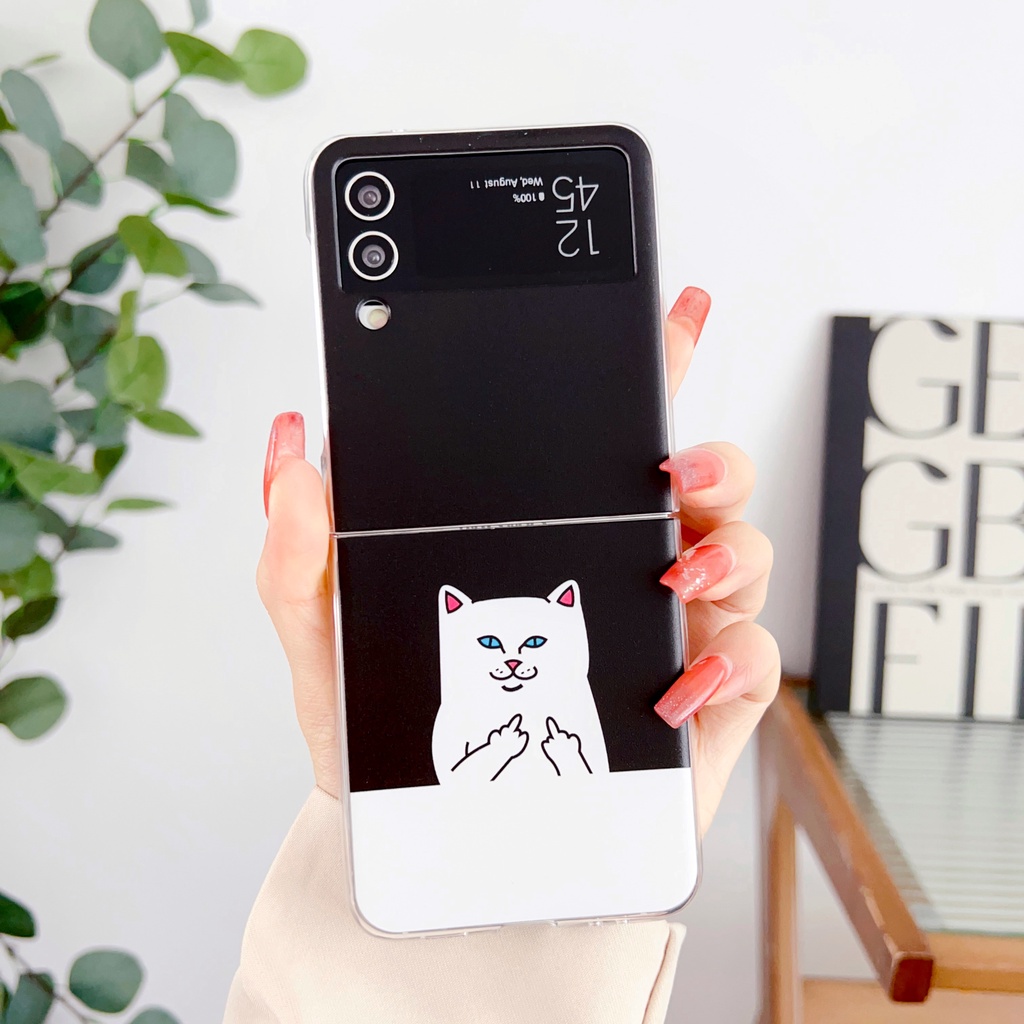 Ốp Lưng Chất Liệu PC Họa Tiết Hoạt Hình Cho Samsung Galaxy Z Flip 4 Z Flip 3 Samsung Z Flip4 Z Flip3