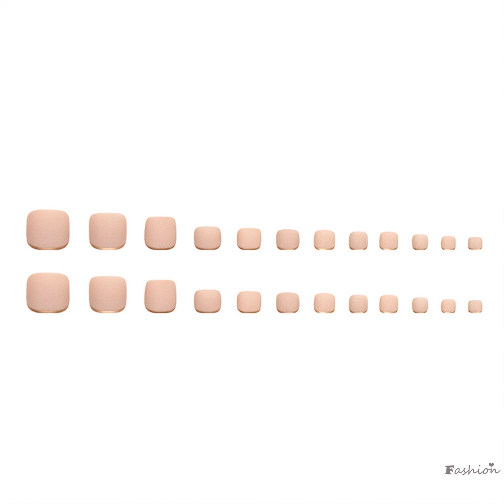 Phụ Kiện Trang Trí Móng Chân Giả Màu Sắc Xinh Xắn