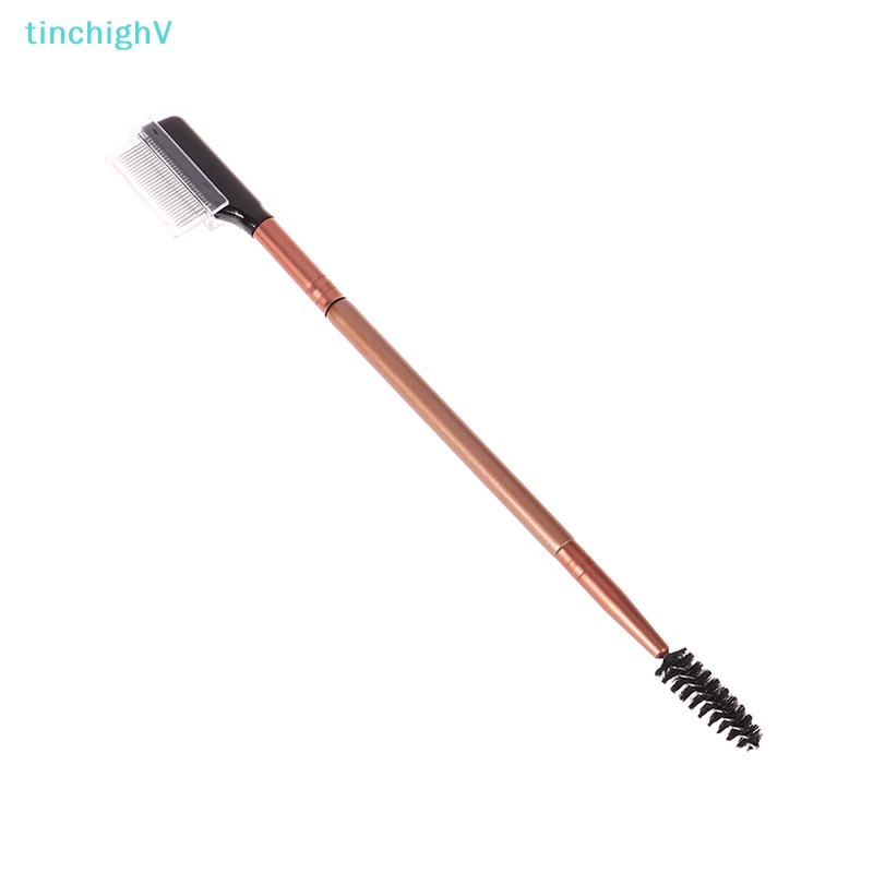 Cọ Trang Điểm Lông Mi / Lông Mày Hai Đầu Bằng Kim Loại