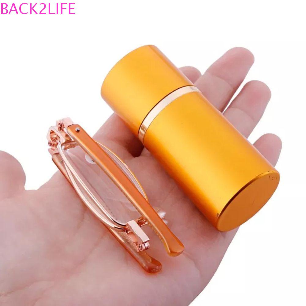 Kính Đọc Sách Siêu Nhẹ Gấp Gọn BACK2LIFE Kèm Hộp Đựng Ốp|Kính Mát Gọng Máy Tính Thiết Kế Độc Đáo Thời Trang