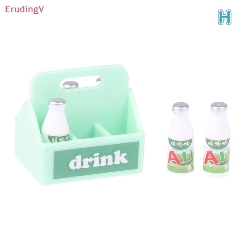 [ErudingV] 1 Set Mô Hình Chai Nước Uống Mềm Trang Trí Nhà Búp Bê Thu Nhỏ 1: 12