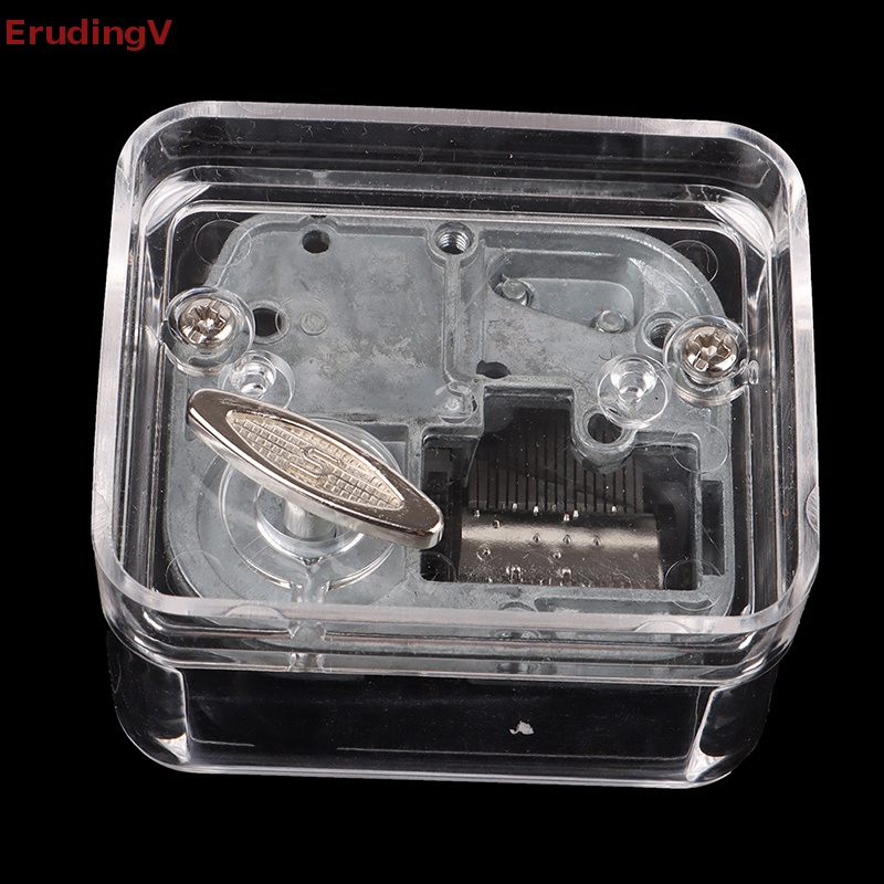 [ErudingV] Hộp Nhạc Bằng Acrylic Thủ Công Sáng Tạo Có Thể Chuyển Động Bằng Tay [Mới]