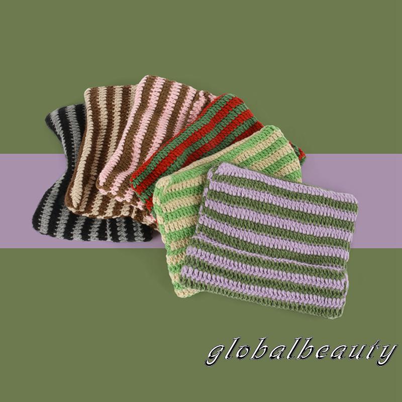 Nón Beanie Dệt Kim Họa Tiết Tai Mèo Thời Trang Mùa Đông Cho Nữ