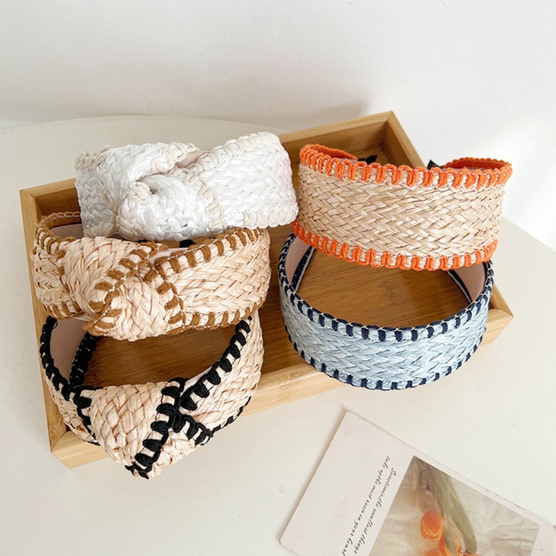 Ivy Băng Đô Rơm Dệt Thanh Lịch Làm Phụ Kiện Chụp Ảnh Cho Lễ Hội Phục Sinh