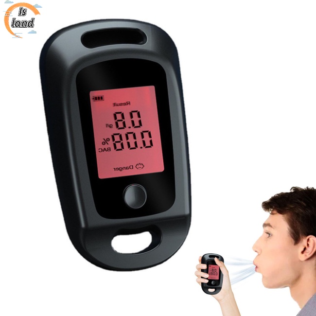 Máy Kiểm Tra Hơi Thở Kỹ Thuật Số Cầm Tay Độ Chính Xác Cao Có Thể Sạc Lại Bằng Cổng Usb