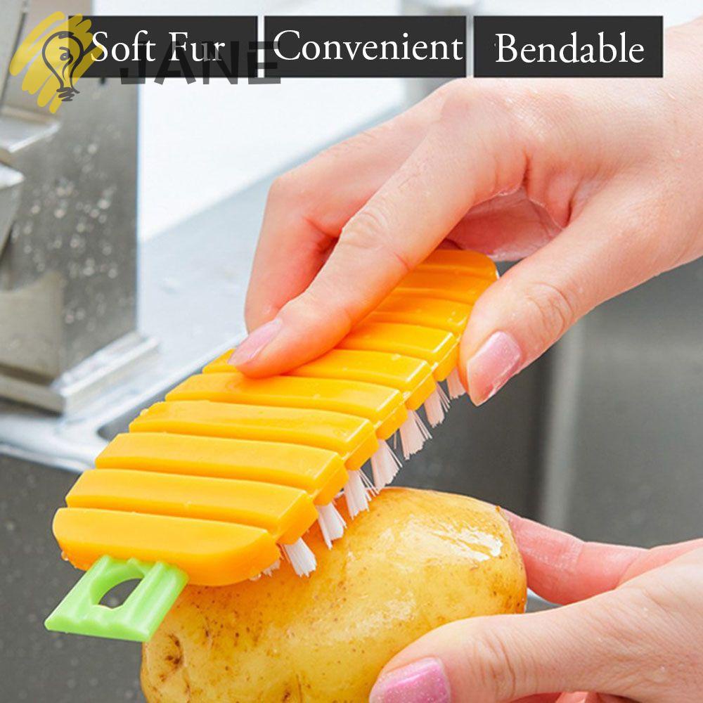 Bàn Chải Làm Sạch Rau Củ Quả Thiết Kế Dễ Thương Tiện Dụng Cho Nhà Bếp
