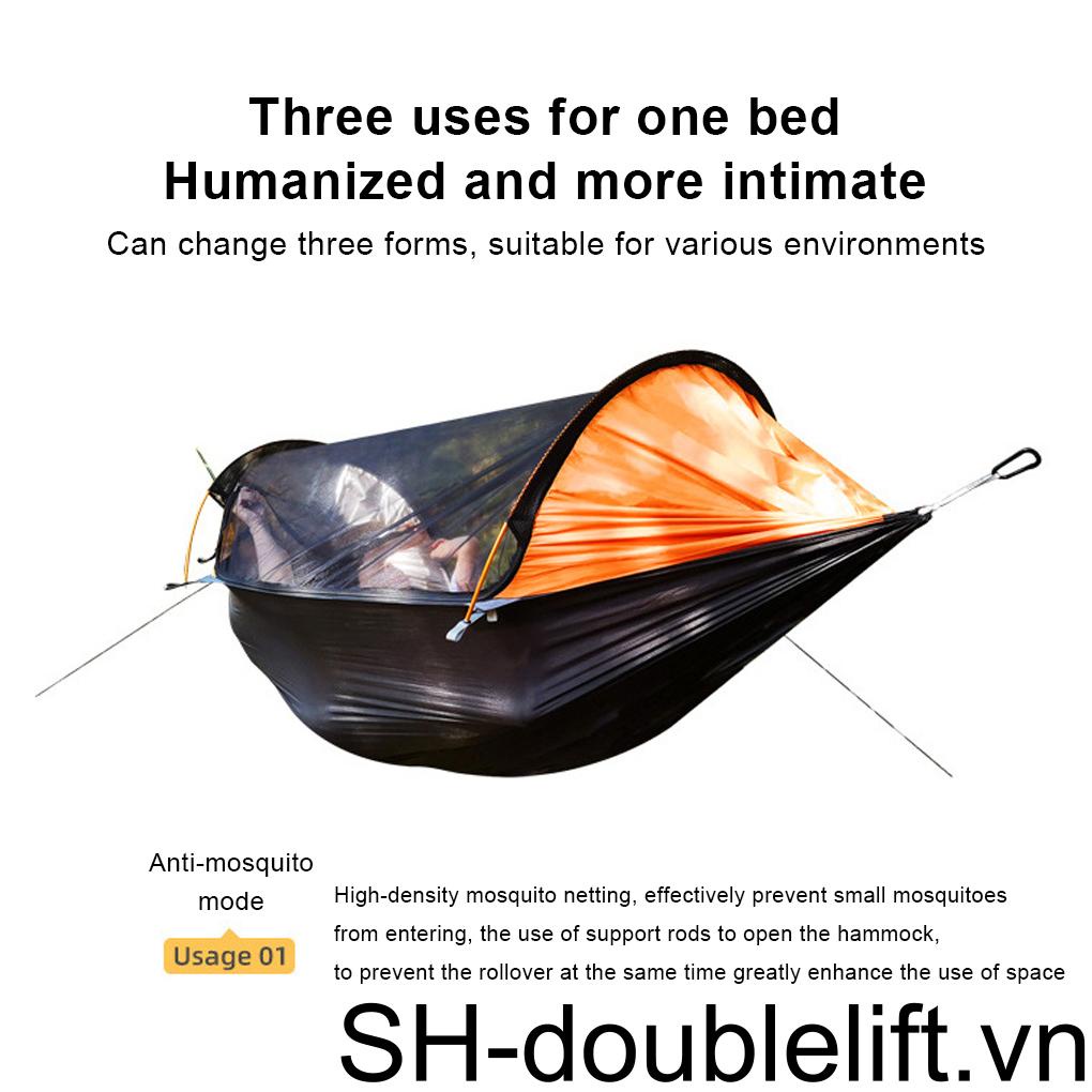 Võng Nylon Cỡ Lớn Siêu Nhẹ Tháo Rời Nhanh Tiện Dụng Mang Theo Du Lịch Cắm Trại