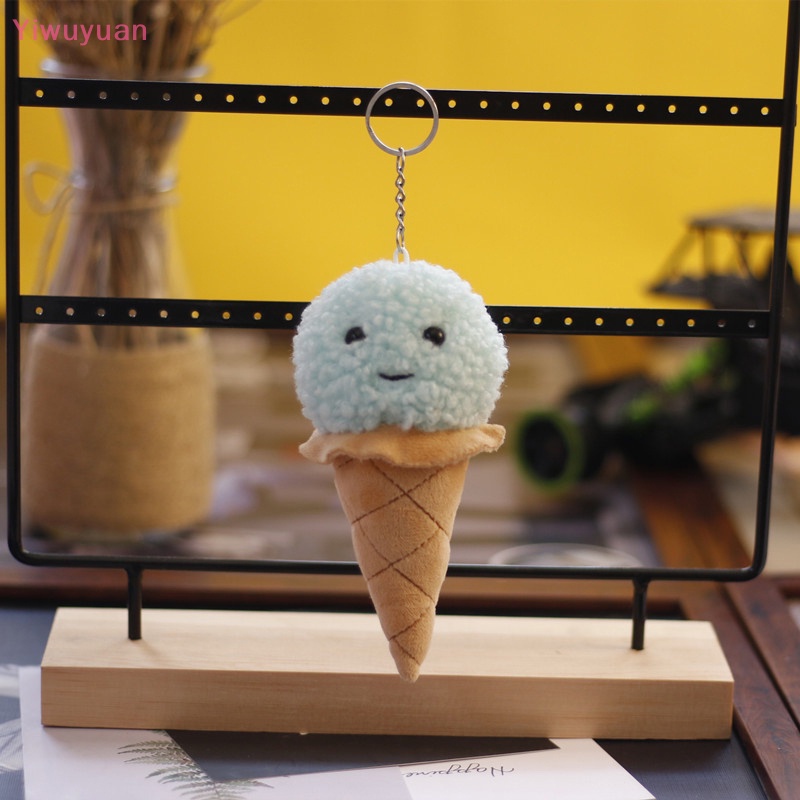 < Yiwuyuan > Đồ Chơi Thú Nhồi Bông Hình Cây Kem Đáng Yêu Mềm Mại Cho Bé Mới