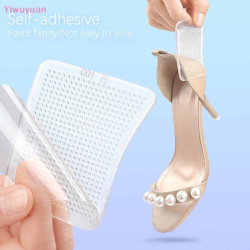 1 Cặp Miếng Lót Giày Cao Gót Giảm Đau Chống Trượt Mới
