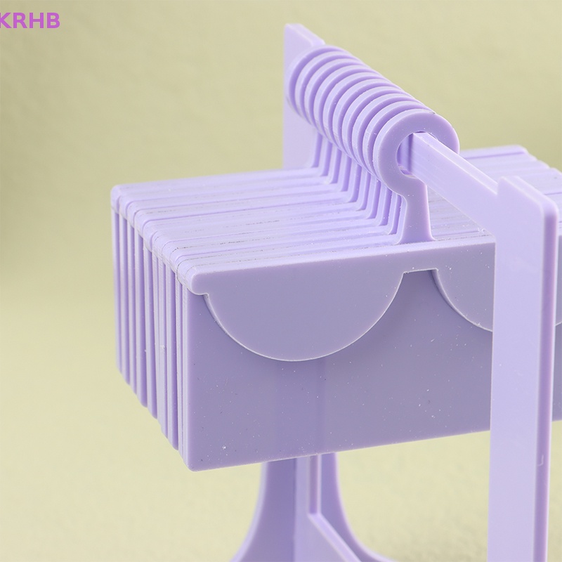 Set 10 Giá Đỡ Lông Mi Mini Bằng Acrylic Tiện Dụng Mới