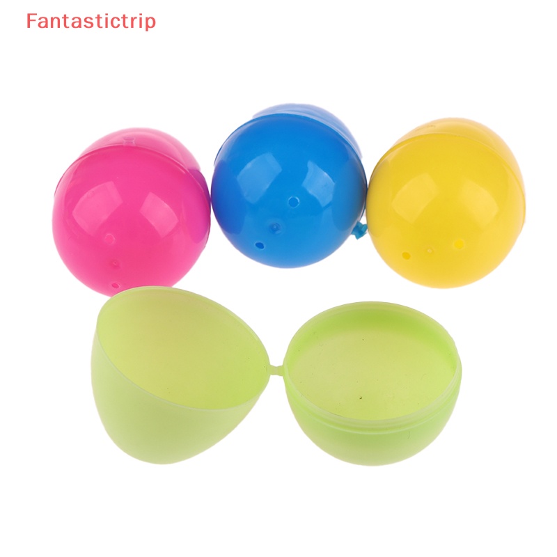 Bộ 10 Hộp Đựng Kẹo Bằng Nhựa Hình Trứng Phục Sinh Nhiều Màu Độc Đáo Trang Trí Nhà Cửa Diy Mới