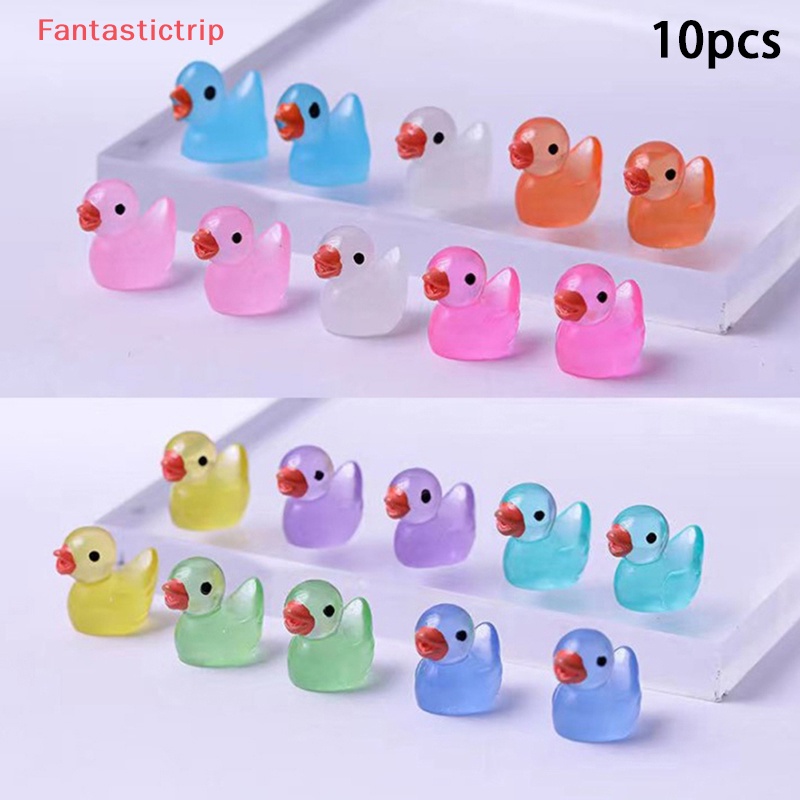 [Fantastictrip] Set 10 Mô Hình Búp Bê Mini Phát Sáng Trong Bóng Tối Trang Trí Tiểu Cảnh Craf Mới