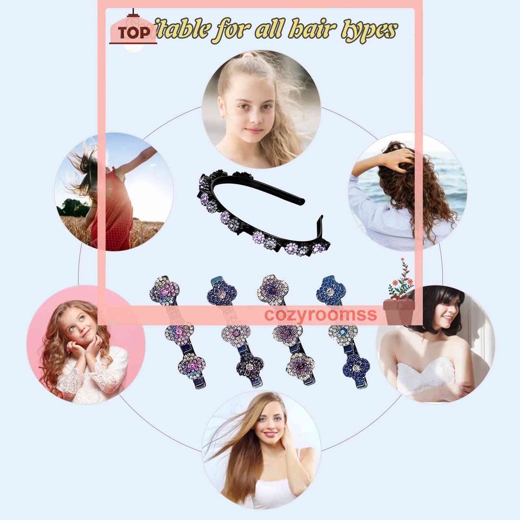 Trâm Cài Tóc Đính Đá Thời Trang Dành Cho Nữ