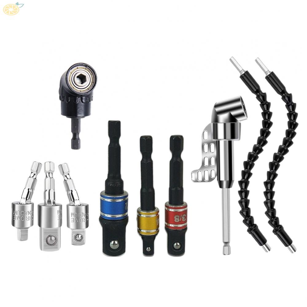 【VARSTR】Extension Bit Holder Right Angle 105° Durable Flexible Shaft Extension