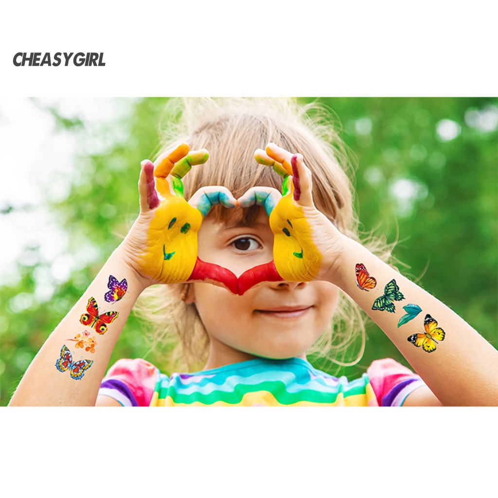 Set 10 Hình Xăm Dán Tạm Thời Không Gây Kích Ứng Có Thể Tháo Rời