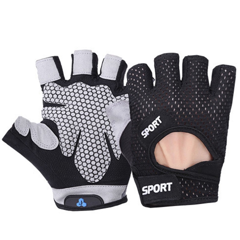 Găng Tay Nửa Ngón Chống Trượt Thoáng Khí Tiện Dụng