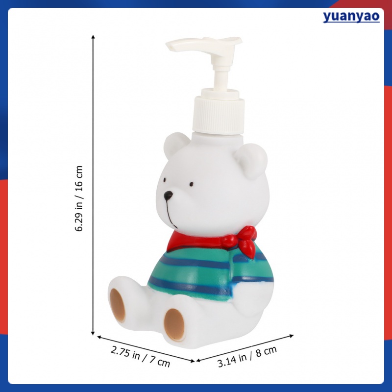 1 Bình Rỗng Dạng Bơm Đựng Xà Phòng Dầu Gội Dành Cho Trẻ Em Khi Đi Du Lịch