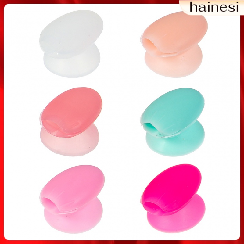 Set 6 Cọ Trang Điểm Môi Bằng Silicone Chống Thất Lạc