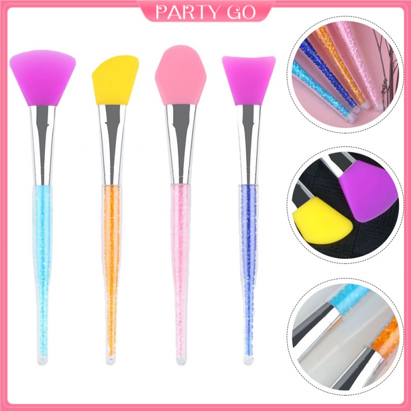 Set 4 Cọ Silicone Đắp Mặt Nạ Tiện Lợi