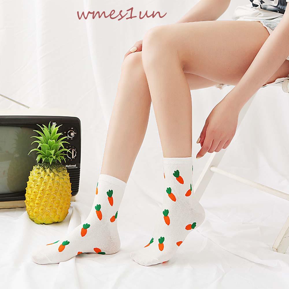 Vớ Nữ Họa Tiết Omelette Hoạt Hình Dễ Thương Thời Trang Hàn Quốc WMES15H