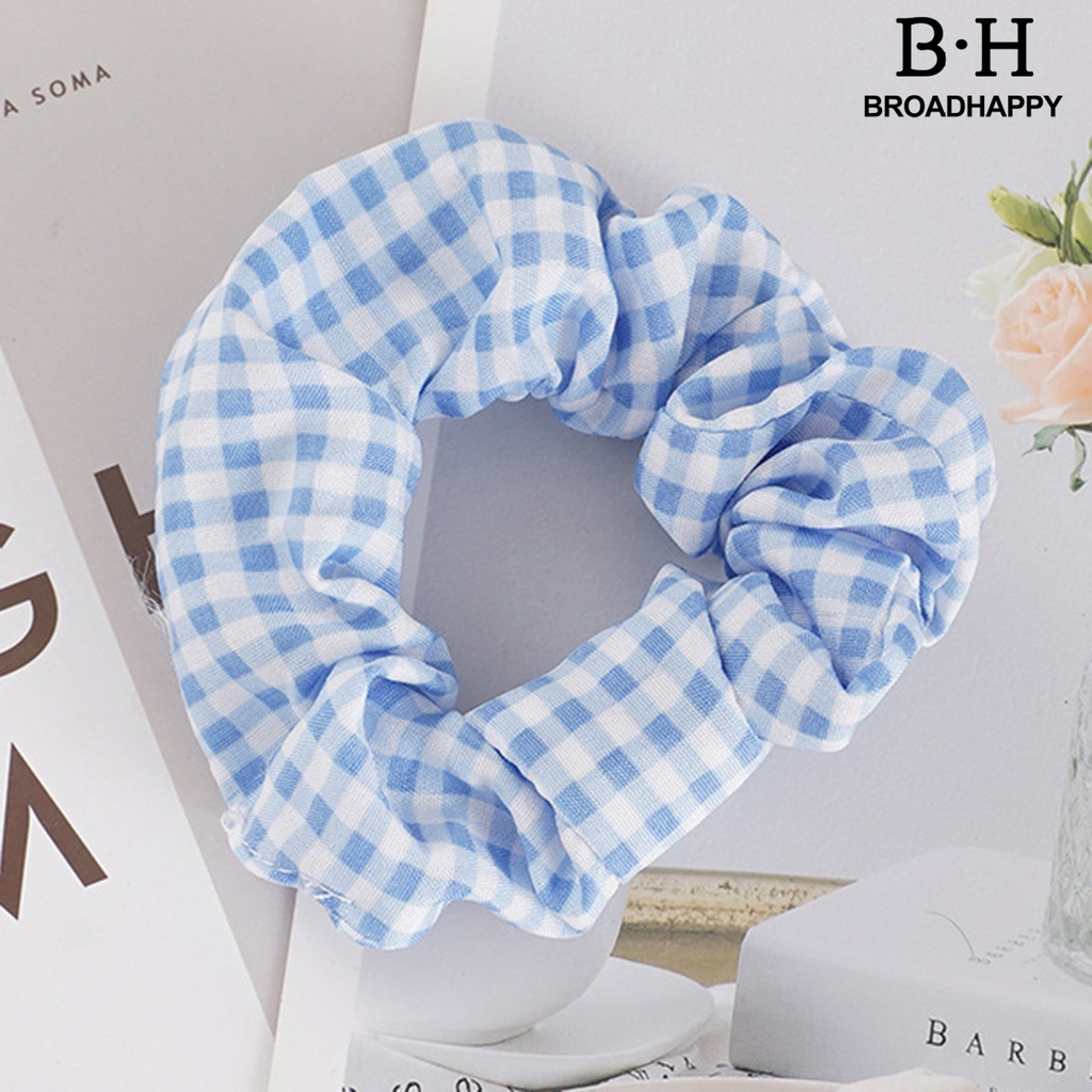 Dây Buộc Tóc bo.3 Co Giãn Chống Rơi Màu Xanh Dương