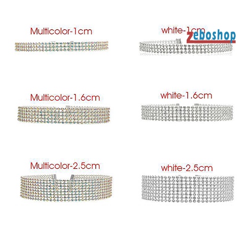Vòng Cổ Choker Ngắn Đính Đá Lấp Lánh Thời Trang Cho Nữ